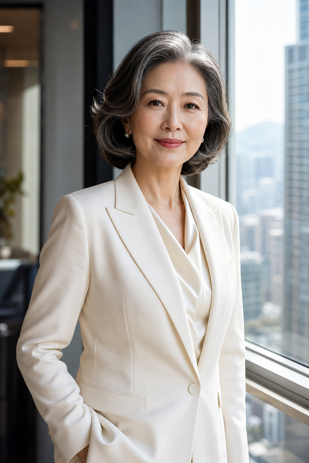 你好，我是小溪——商务正装形象照